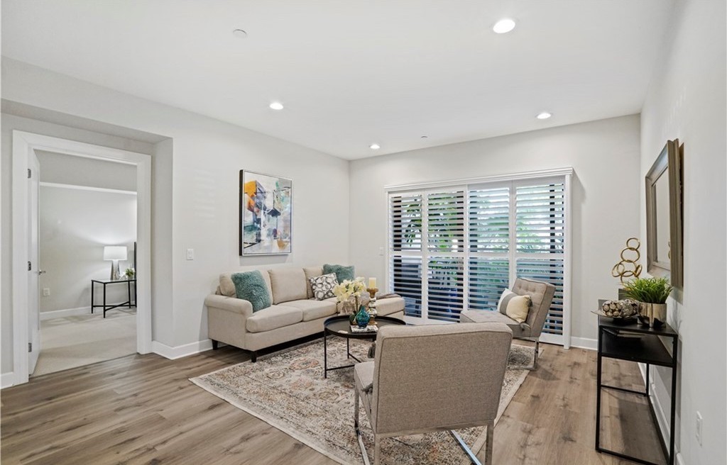 staged living room